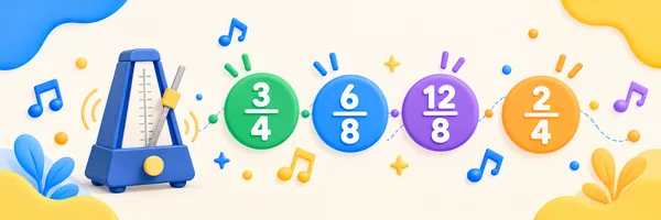 Playing in Different Time Signatures illustration